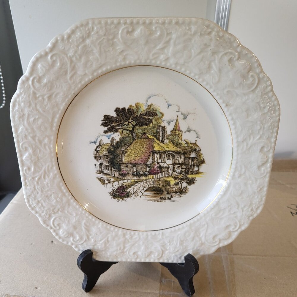 Lord Nelson Pottery Currier & Ives Plate American Homestead Summer GUC SEE PICS